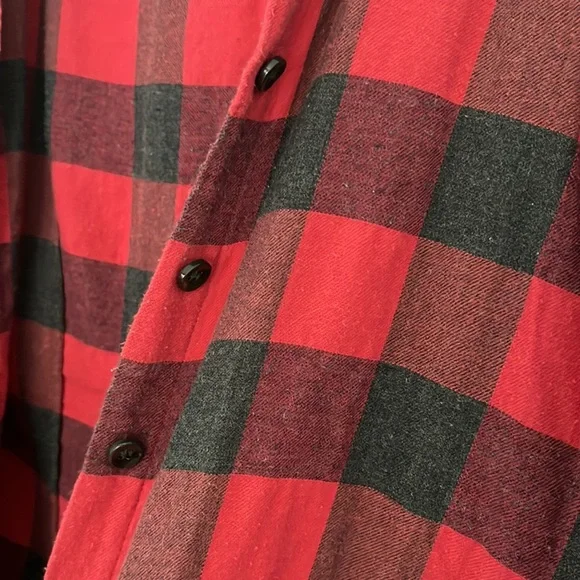 J CREW flannel button down - Picture 3 of 4
